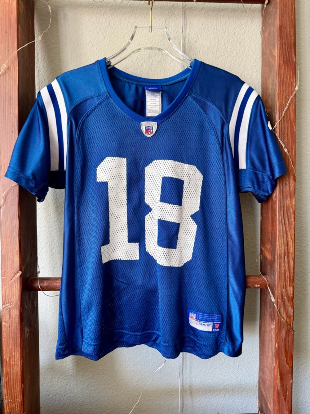 PEYTON MANNING #18 NFL Indianapolis COLTS  #18 Football Jersey REEBOK